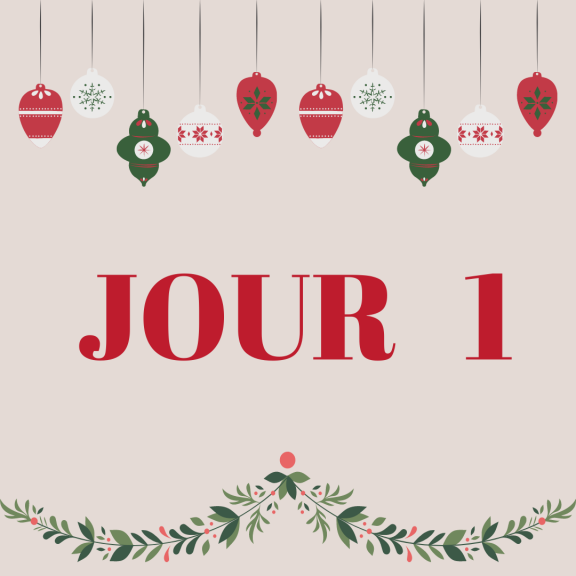 Calendrier de l'Avent - Gagnant(e) du Jour 1