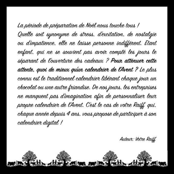 Calendrier de l'Avent 2024 - Gagnant(e) du Jour 16