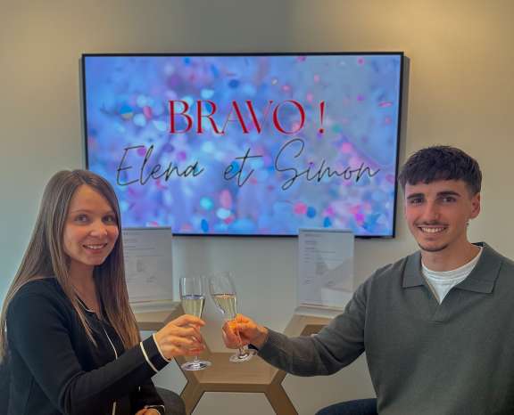 Double succès à célébrer : nos deux conseillers diplômés du CYP !